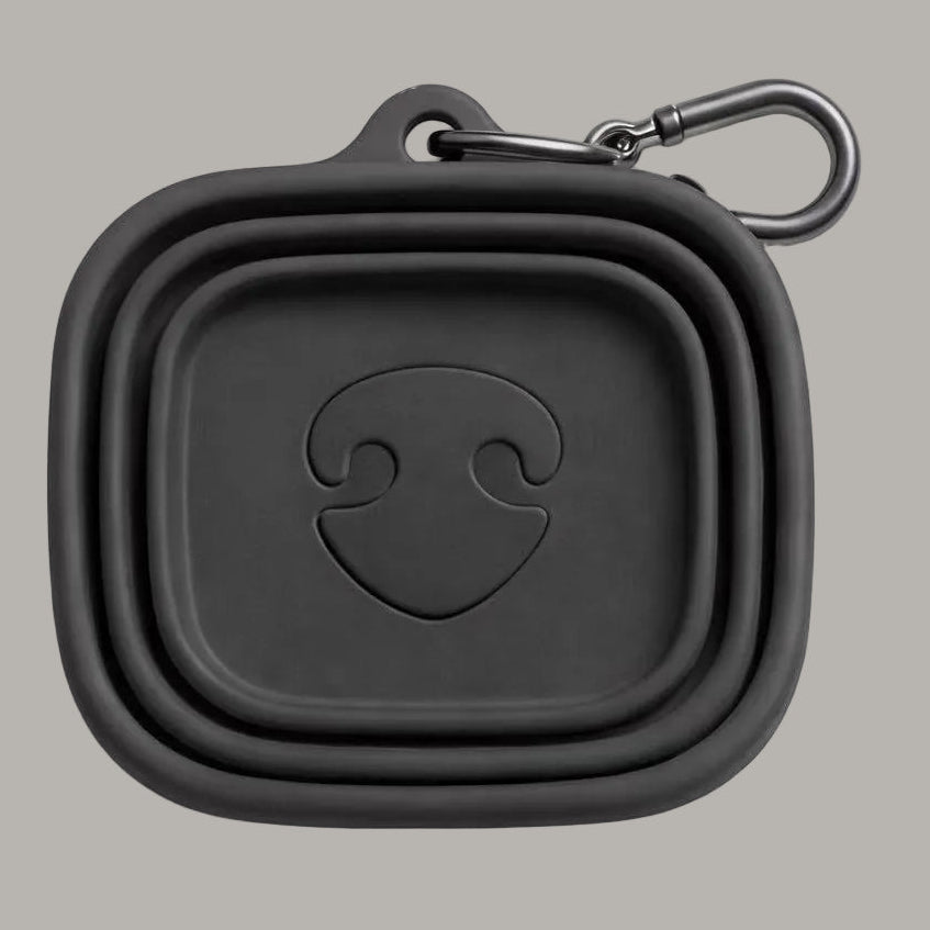 TONOTO 折りたたみ式ペット用ボウル チャコール