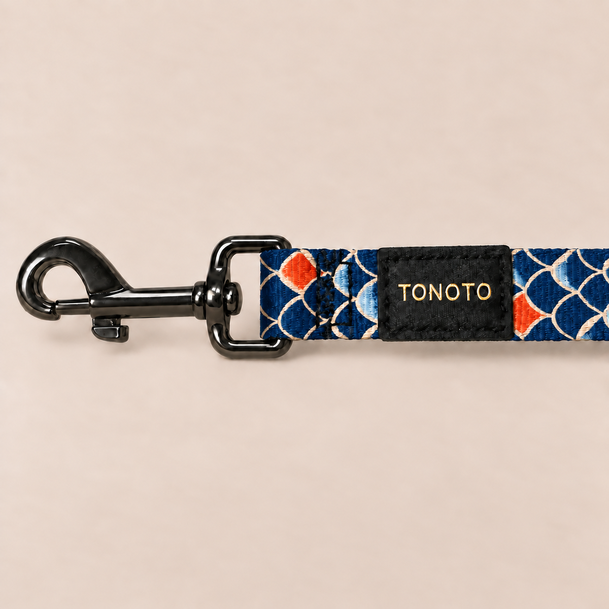 TONOTO 犬用リード 錦鯉柄 全長120cm 高密度ポリエステル Sサイズ Mサイズ