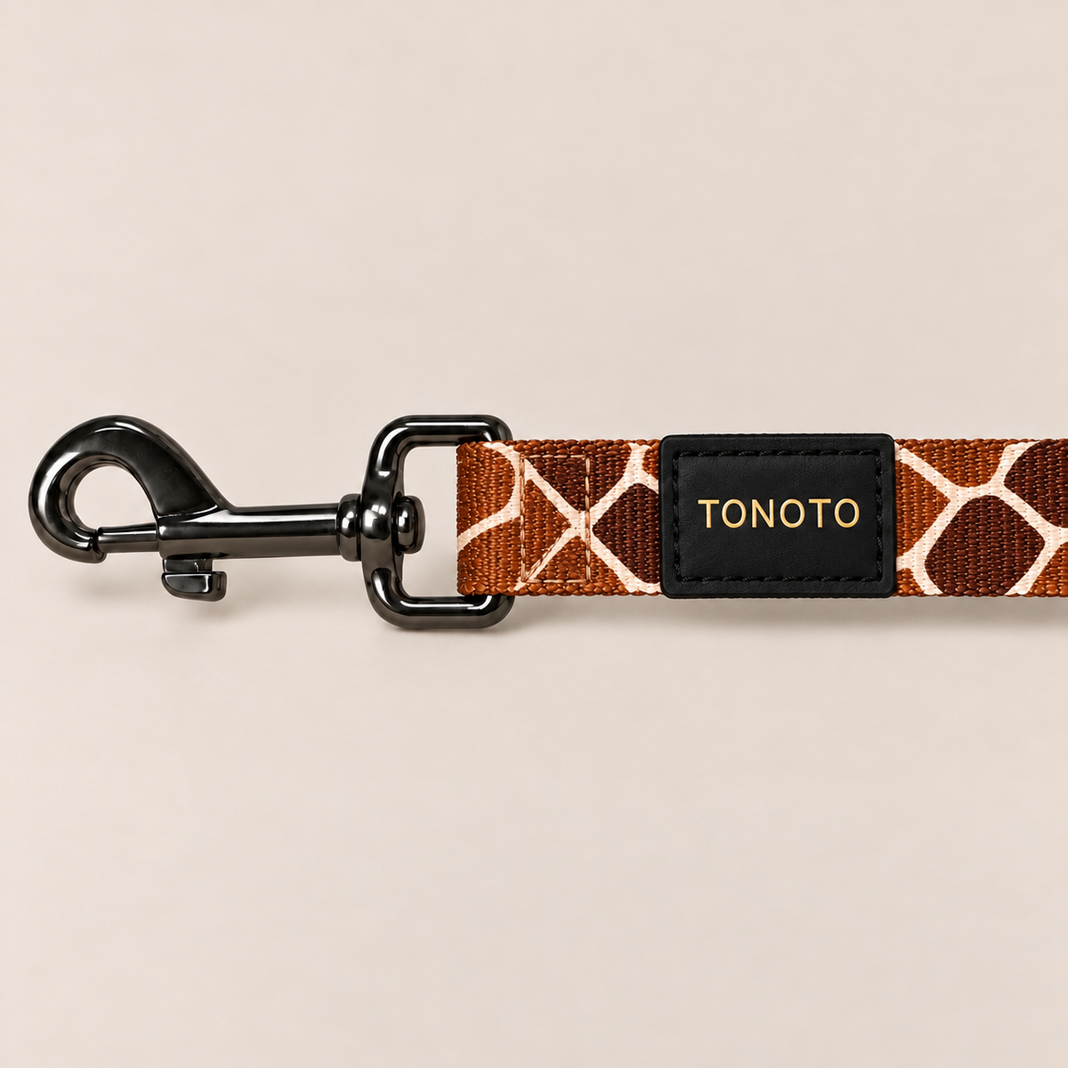 TONOTO 犬用リード キリン柄 全長120cm 高密度ポリエステル Sサイズ Mサイズ